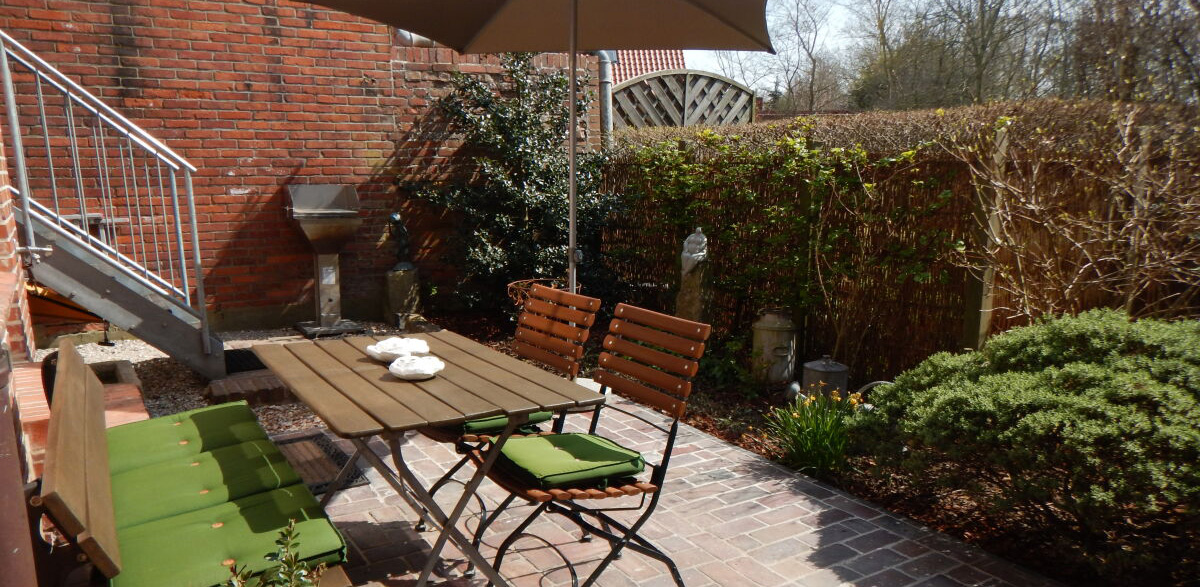 Terrasse im Innenhof